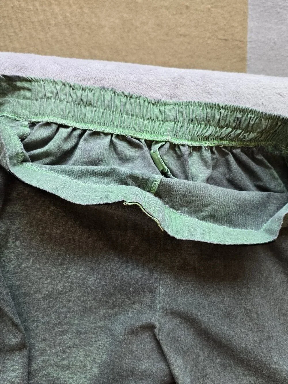Rare Hammer/Harem 1980s style velcro waist wide leg cotton pants - Picture 5 of 9